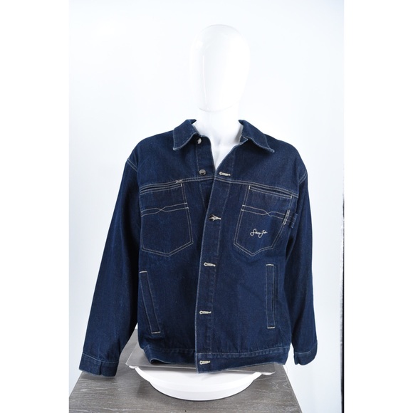 raw denim jean jacket